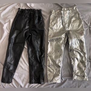 Baby Gap Kids Black and Silver Pants Just Like Mom Size 5 Years